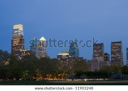Philadelphia Skyline Buildings