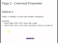 Physical And Chemical Properties Of Matter Examples