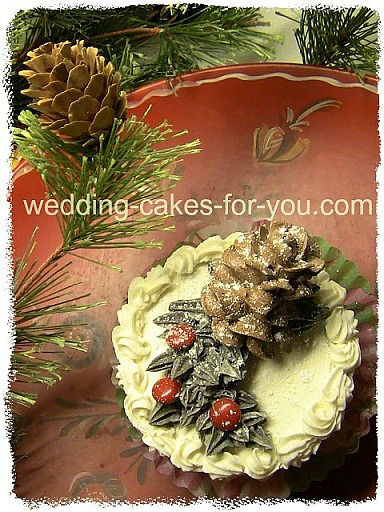 Pictures Of Christmas Cakes Decorating