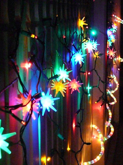 Pictures Of Christmas Lights On Fences