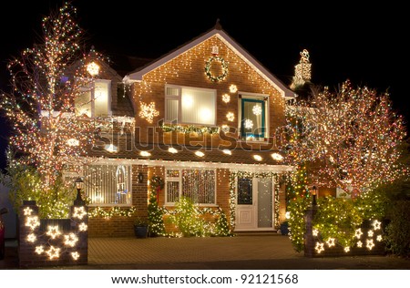 Pictures Of Christmas Lights Outside