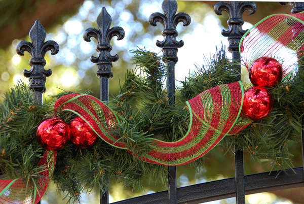 Pictures Of Christmas Trees Decorated With Deco Mesh