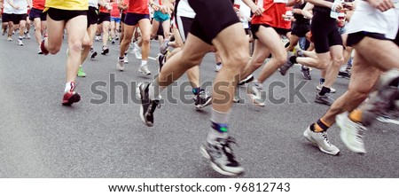Pictures Of People Running A Race