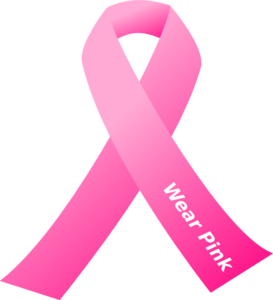 Pink Breast Cancer Ribbon Clip Art