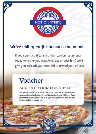 Pizza Express Vouchers Orange