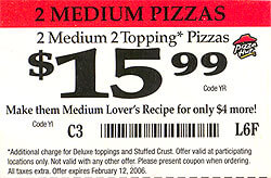 Pizza Hut Coupons 2013