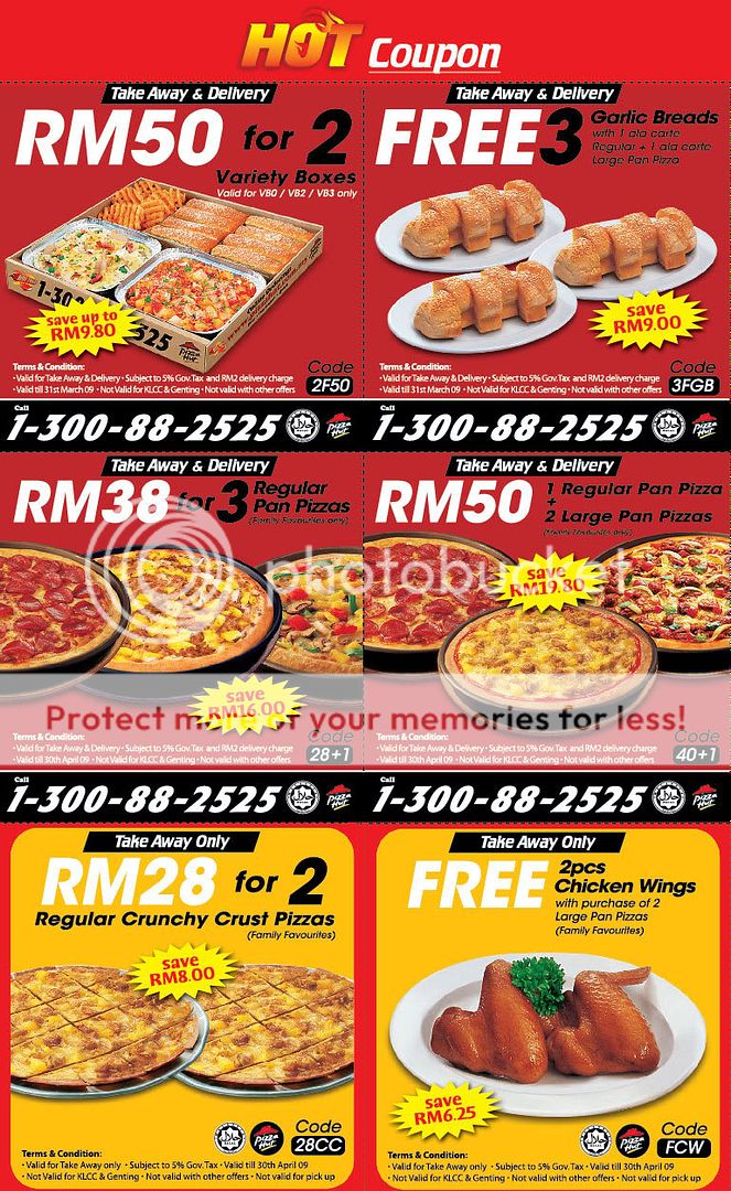 Pizza Hut Coupons India 2012