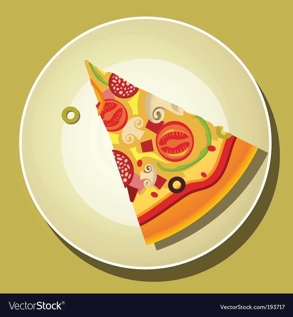 Pizza Slice Vector