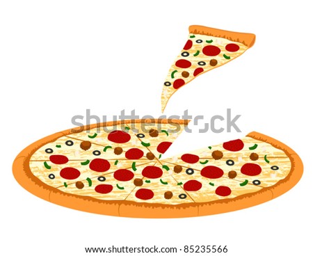 Pizza Slice Vector Free