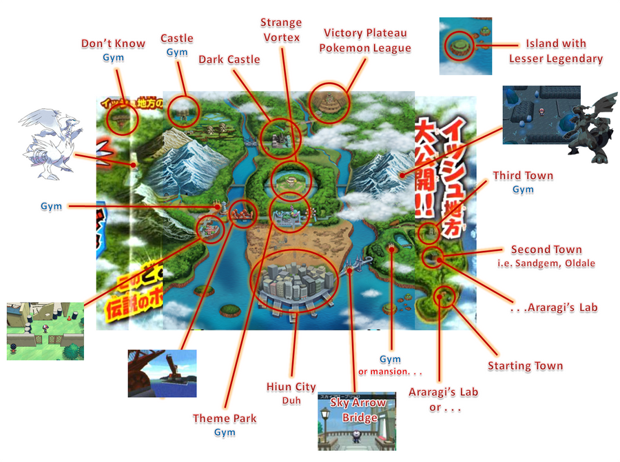 Pokemon Black 2 Map Of Black Tower