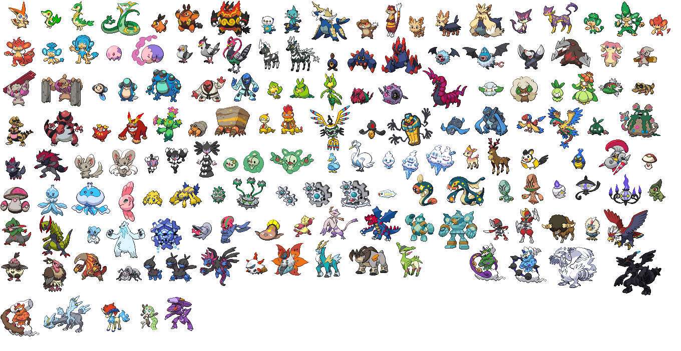 Pokemon Black 2 Starters Evolution