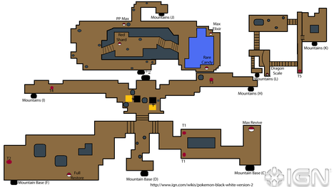 Pokemon Black And White 2 Map Of Victory Road