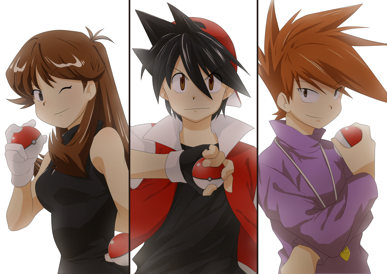 Pokemon Characters Red And Blue