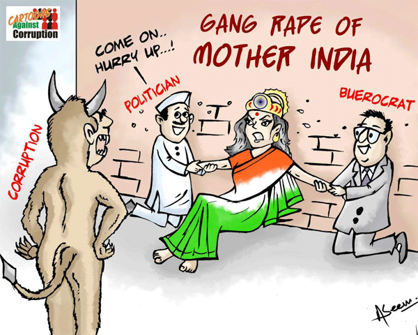 Political Cartoons India 2012