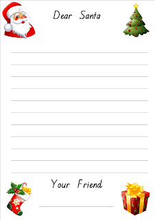 Printable Christmas Writing Paper For Kids