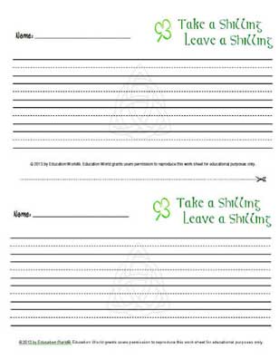 Printable Homework Sheets For Kids