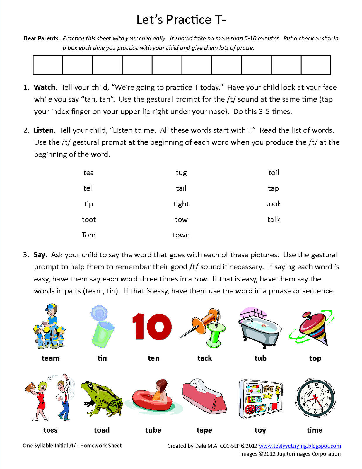 Printable Homework Sheets For Preschool