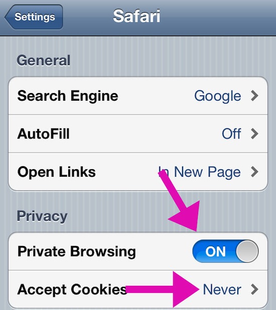 Privacy Settings On Iphone