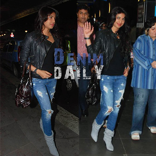 Priyanka Chopra In Jeans And Shirt