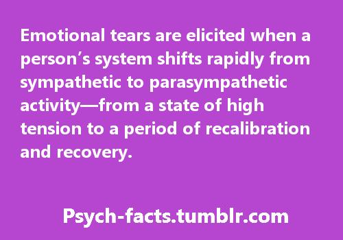 Psychological Facts About Tears