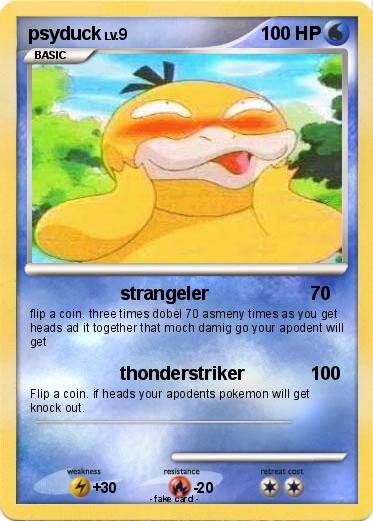 Psyduck Pokemon Card