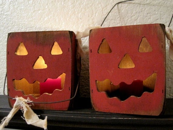 Pumpkin Candle Holders Metal