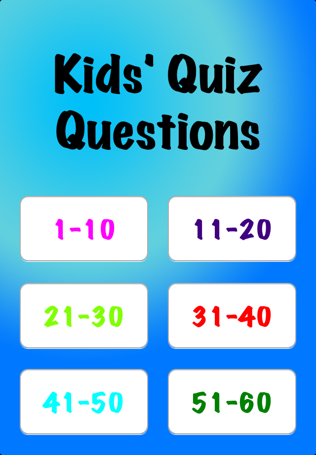 Quiz Questions And Answers For Kids Free