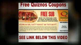 Quiznos Coupons 2012 Printable