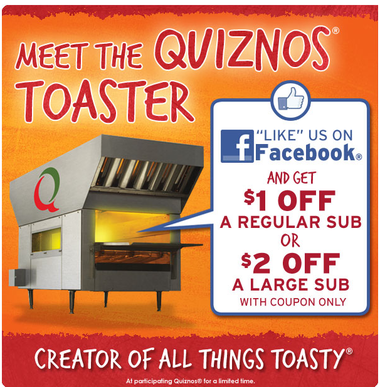 Quiznos Coupons 2012 Printable