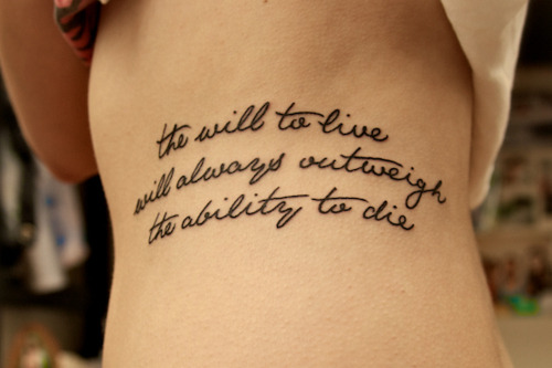 Quote Tattoos For Girls On Hip
