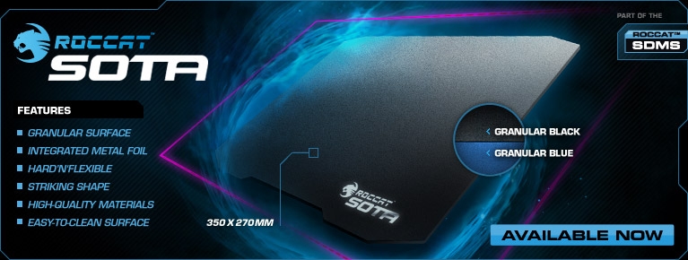 Razer Gaming Mouse Pad Sota Black