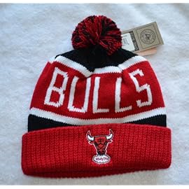 Red Chicago Bulls Beanie