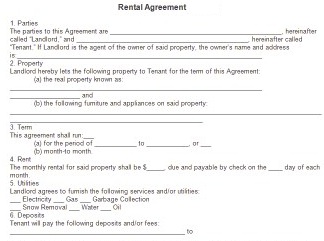 Rent Agreement Format In Delhi