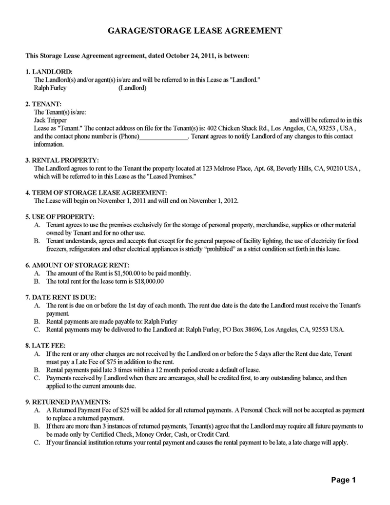Rent Agreement Template Free