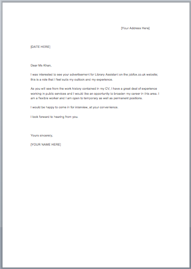 Resignation Letter Template Uk