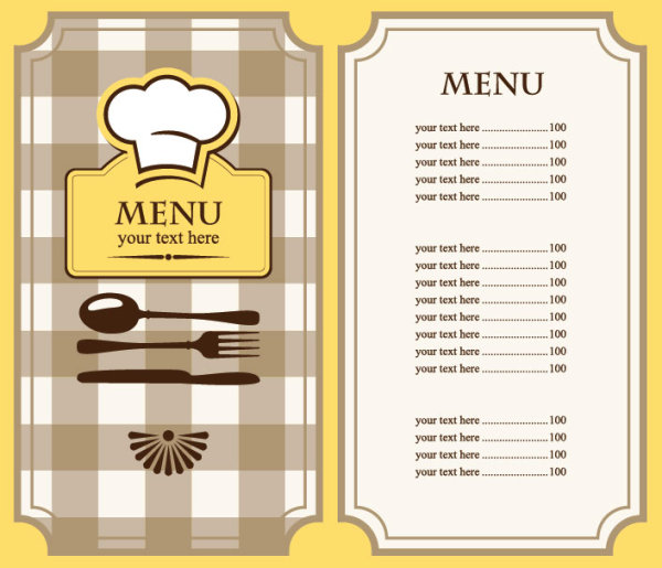 Restaurant Menu Templates Free