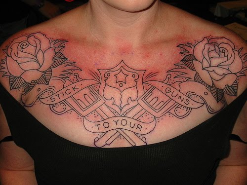 Rose Tattoos For Men On Chest