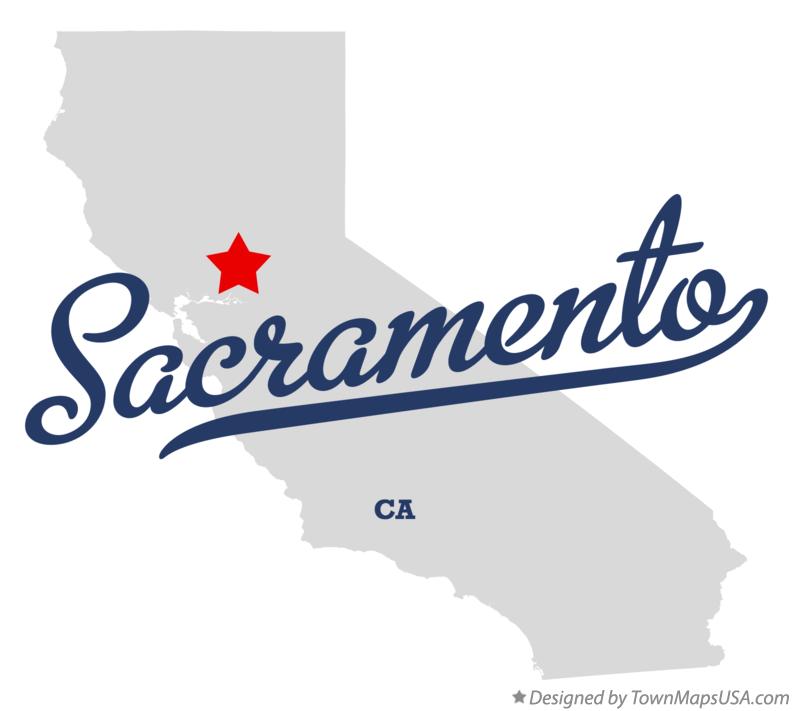 Sacramento California Map