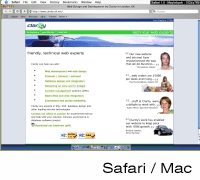 Safari Browser Windows 2000