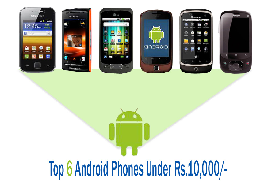 Samsung Galaxy Android Phones Below 10000