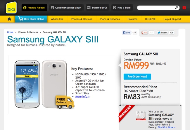 Samsung Galaxy S3 Mini Price In Malaysia