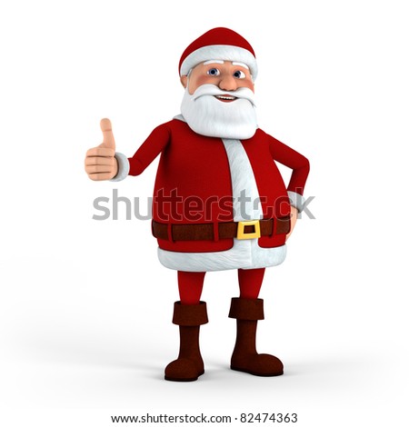 Santa Claus Cartoon Drawings