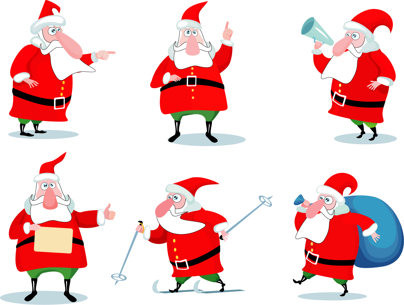 Santa Claus Cartoon Images