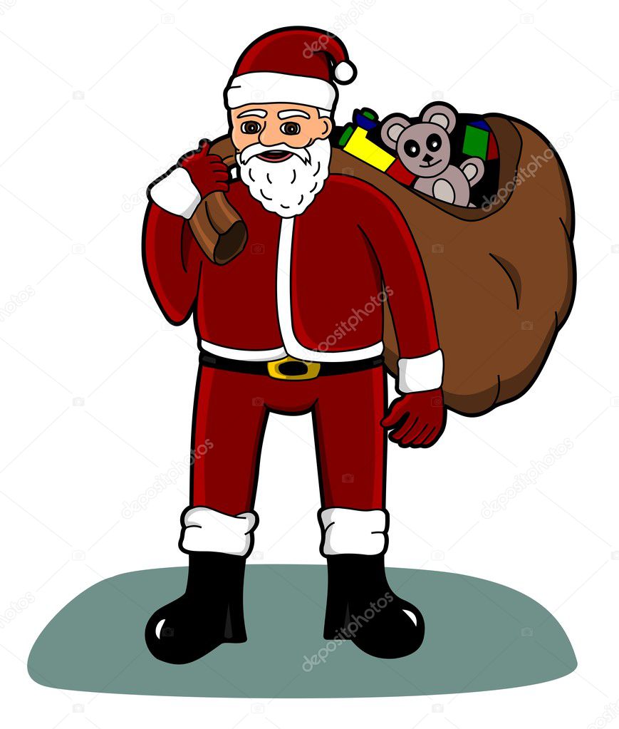 Santa Claus Cartoon Pictures