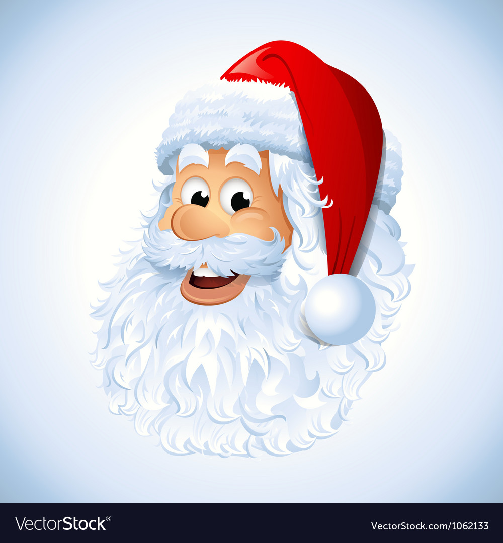 Santa Claus Face Template Free