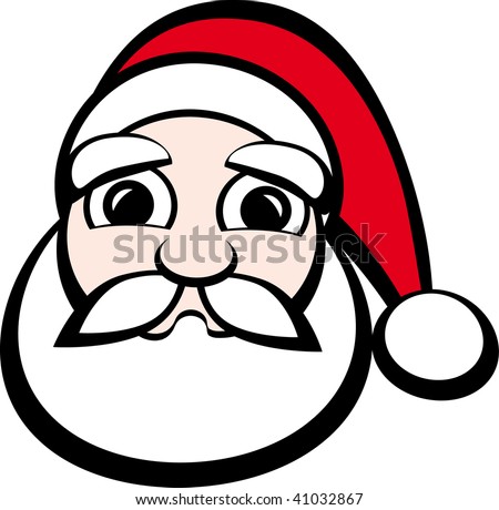 Santa Claus Face Template Free