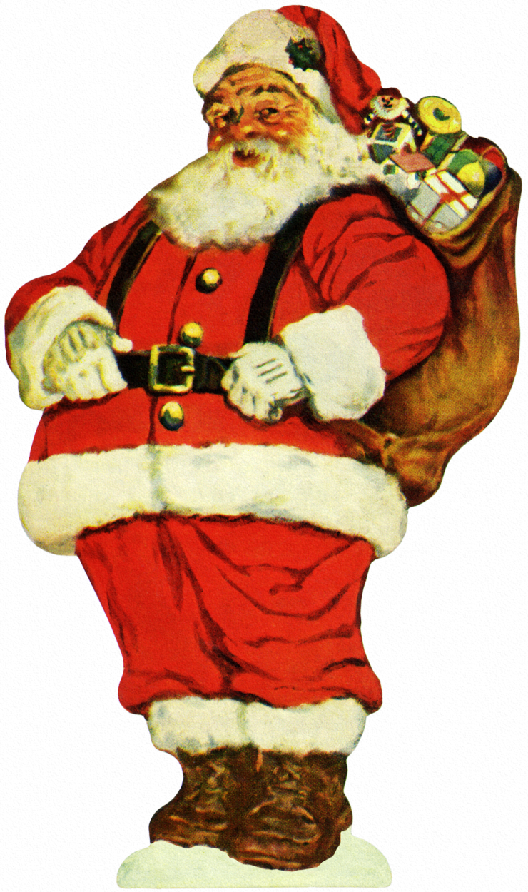 Santa Claus With Gifts