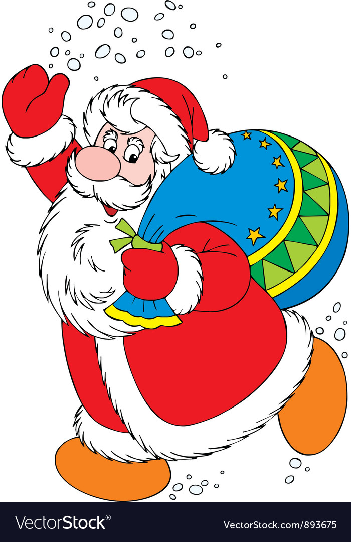 Santa Claus With Gifts Pictures