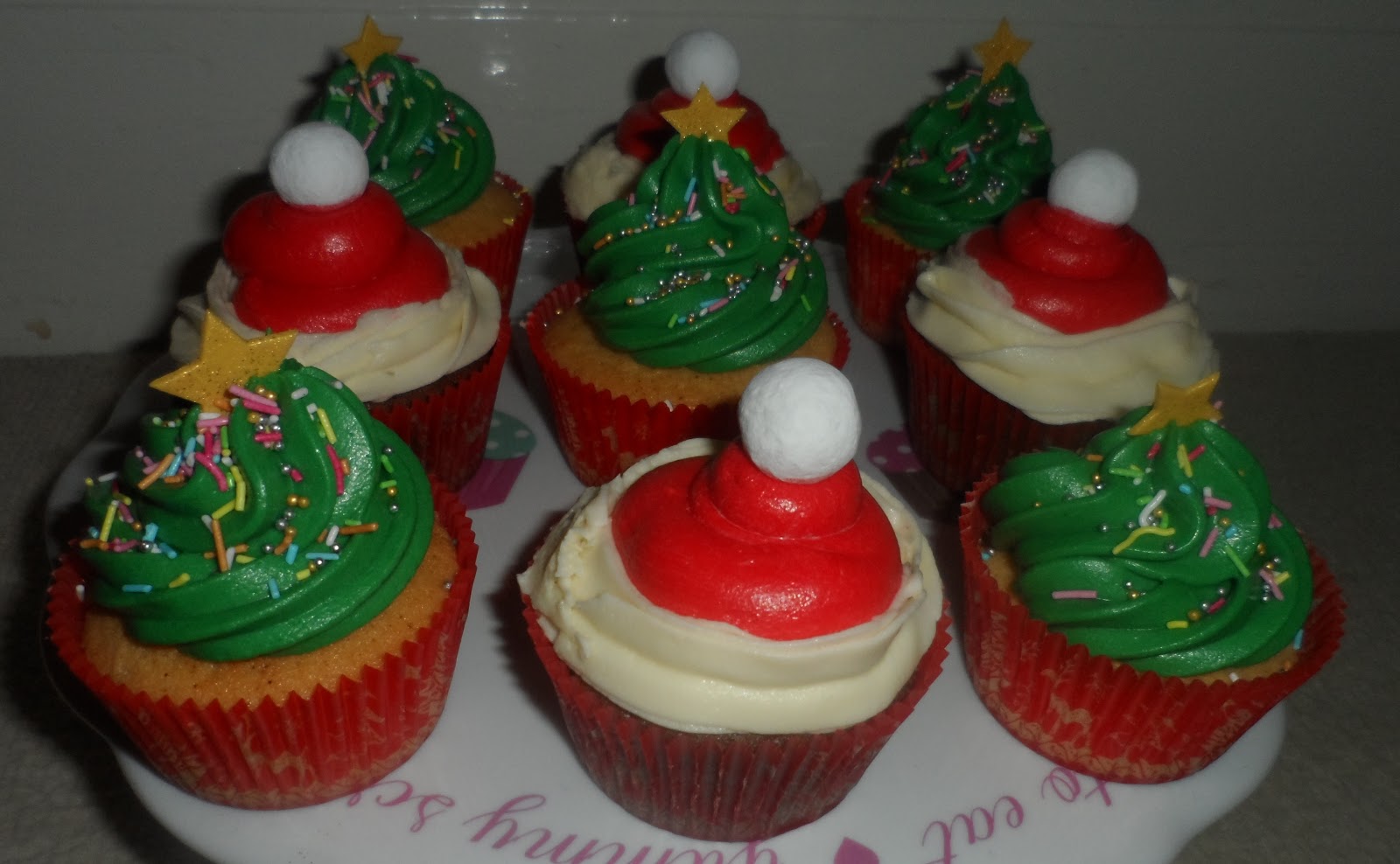 Santa Hat Cupcakes Recipe