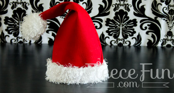 Santa Hat Template For Kids